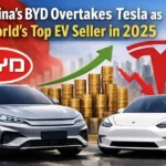 BYD overtakes Tesla