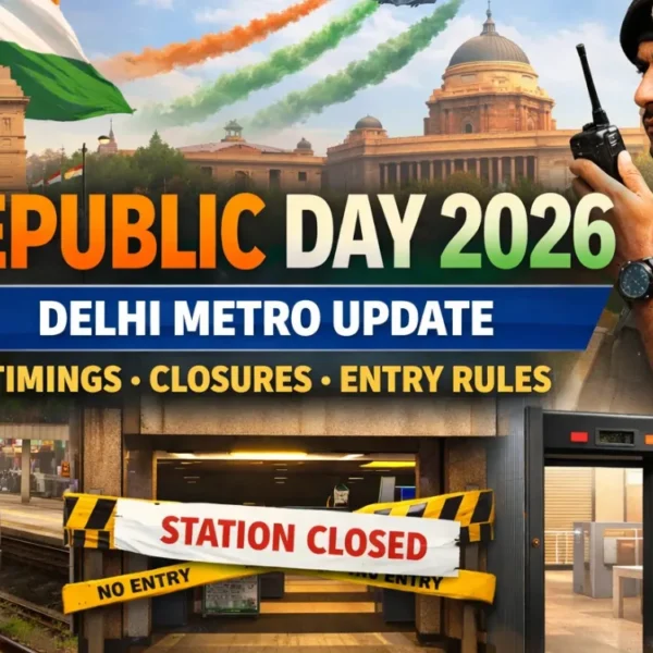 Delhi Metro Republic Day Security Update