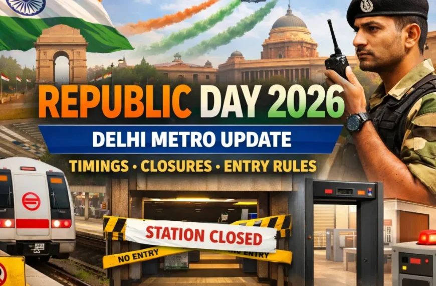 Delhi Metro Republic Day Security Update