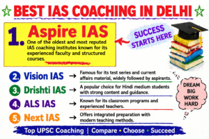 BEST IAS COACHING IN DELHI